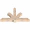 Ekena Millwork Redmond Smooth Timber Gable Bracket, Douglas Fir, 60"W x 38"H x 5 1/2"D x 5 1/2"F, 15/12 Pitch GBW060X38X0606RED00SDF - alternate 3